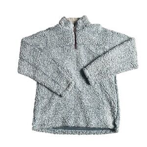 True Grit Quarter Zip Sherpa Top